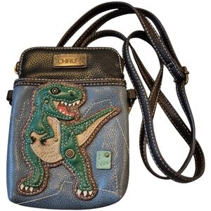 Chala Crossbody Bag T-Rex Dinosaur Vegan Leather